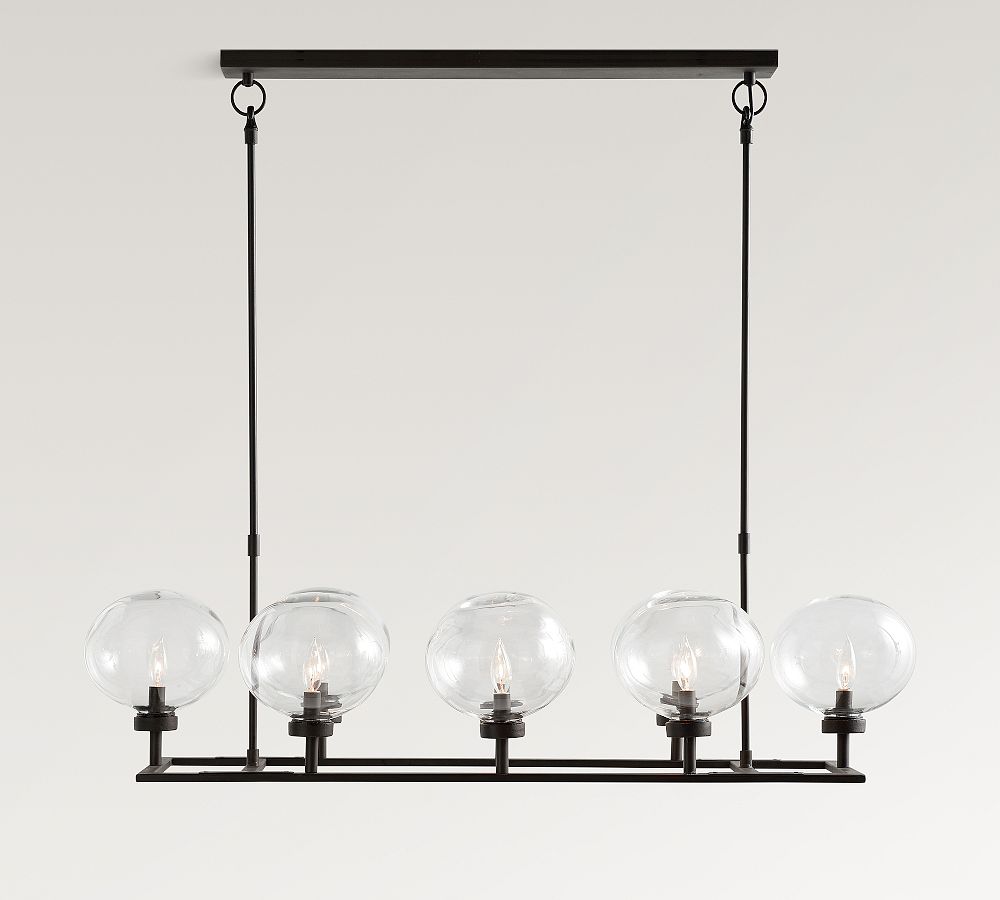 Maisie Glass Globe Chandelier (53&quot;)