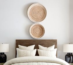 Sunny Handwoven Basket Wall Art