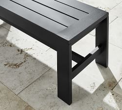 Malibu Metal Outdoor Dining Bench (48&quot;)