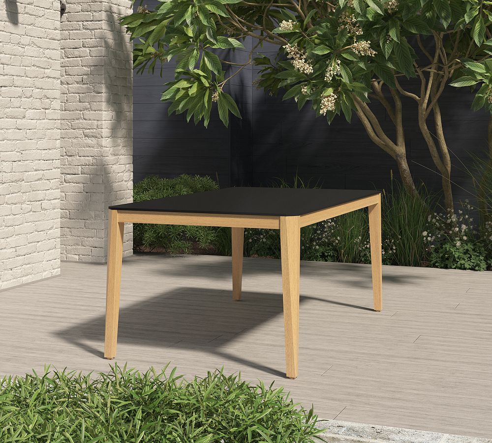 Chambers Eucalyptus Outdoor Dining Table with Duraboard&#174; Top (67&quot;- 85&quot;)