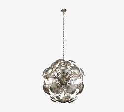 Clyborn Antique Glass Round Chandelier (30&quot;)