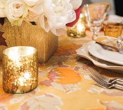 Pumpkin Printed Cotton Tablecloth