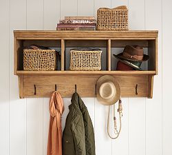 Heritage Farmhouse Entryway Wall Shelf Pottery Barn