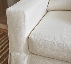 York Square Arm Slipcovered Sofa (60&quot; - 108&quot;)