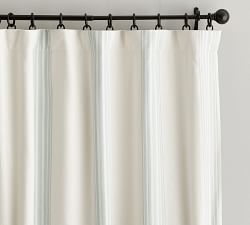 Riviera Striped Linen Cotton Curtain