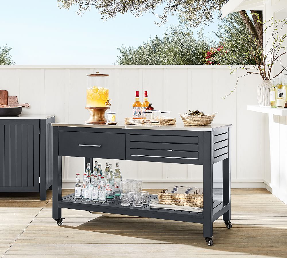 Indio Metal Outdoor Kitchen Island (58&quot;)