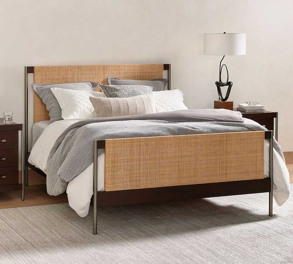 Haiden Cane Platform Bed