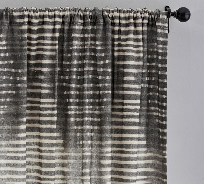 Pottery Barn Shibori Curtain 2024 Panels set/2