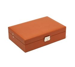 Kennedy Vegan Leather Single Hinged Jewelry Box