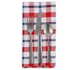 Americana Plaid Cotton Napkins - Set of 6