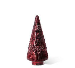 Lit Glass Christmas Tree