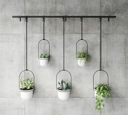 Hanging Wall Planters - Set of 5