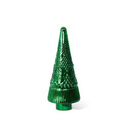 Lit Glass Christmas Tree