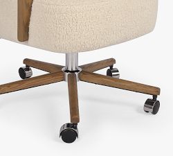 Jones Upholstered Swivel Desk Chair