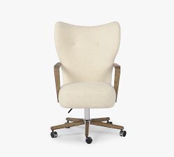 Jones Upholstered Swivel Desk Chair