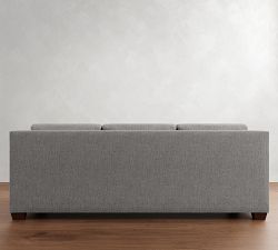 York Square Arm Deep Seat Side Sleeper Sofa (95&quot;)