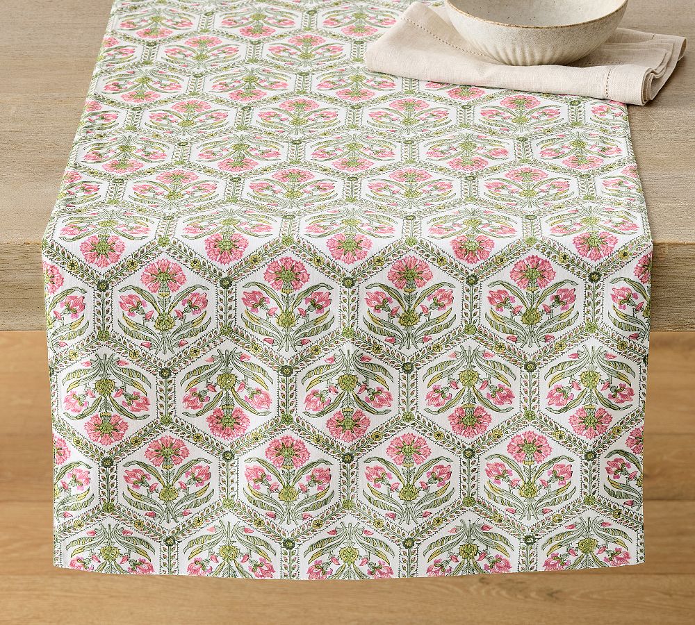Lattice Cotton Table Runner