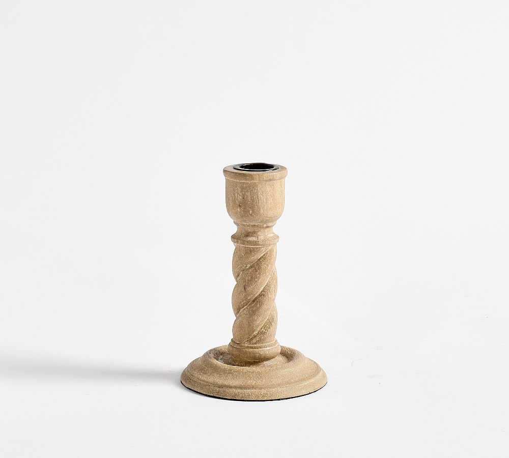 Altair Wood Candleholder