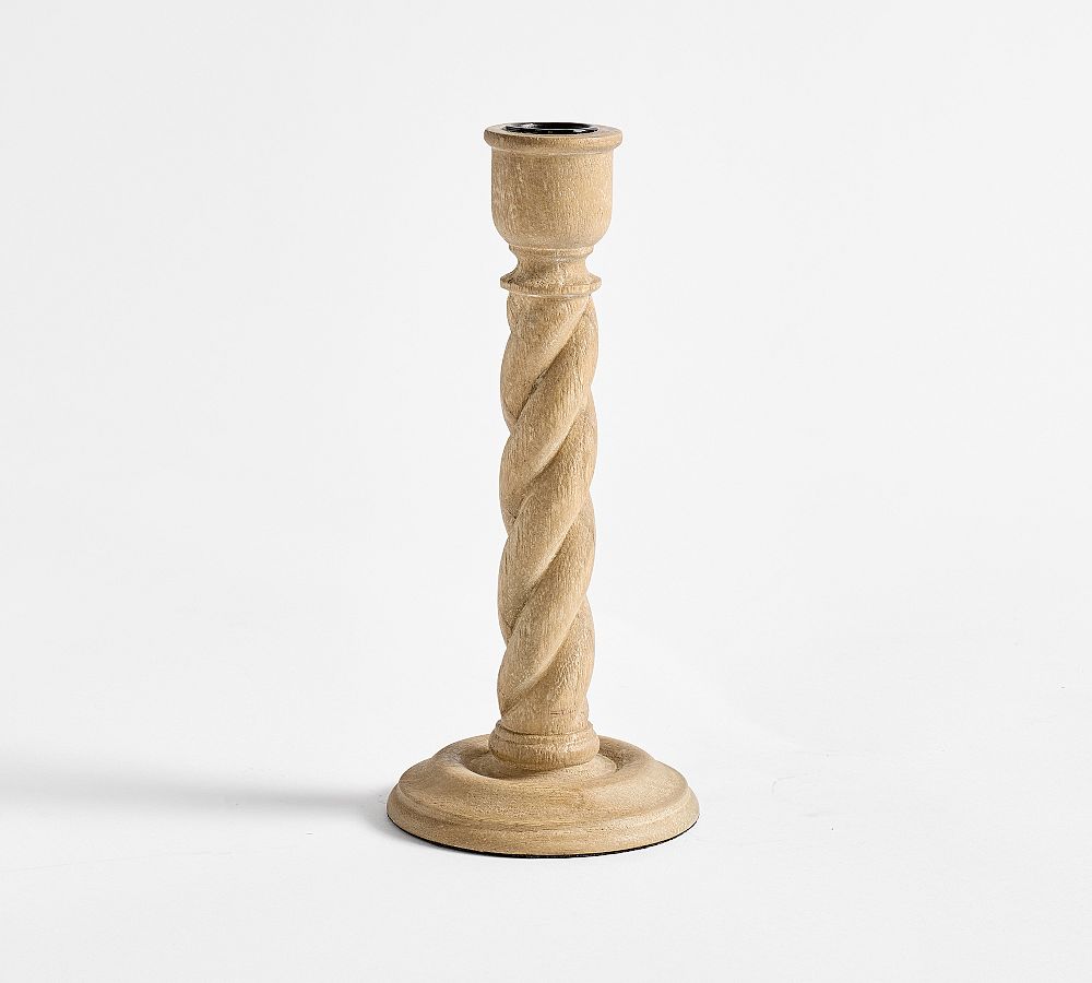 Altair Wood Candleholder