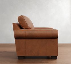 Buchanan Roll Arm Leather Chair