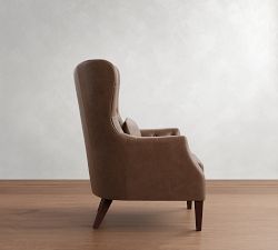 Champlain Tufted Square Arm Leather Chair