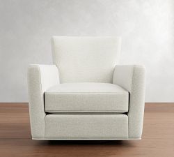 Irving Square Arm Swivel Glider