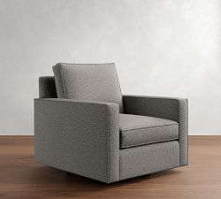 Cameron Square Arm Swivel Chair