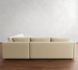 Carmel Slim Arm 3-Piece L-Shaped Sectional (110&quot;)