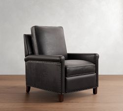 Tyler Roll Arm Leather Manual &amp; Power Recliner