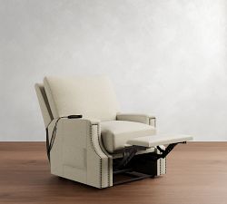 James Square Arm Power Lift Recliner