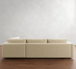 Carmel Recessed Arm Return Bumper Sectional (111&quot;&ndash;123&quot;)