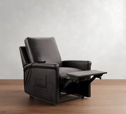 Tyler Roll Arm Leather Power Lift Recliner