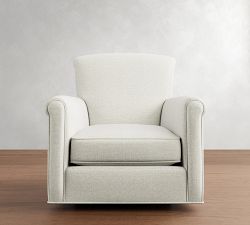 Irving Roll Arm Swivel Chair