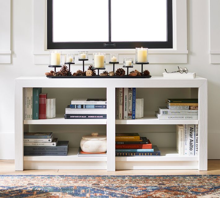 Pottery barn horizontal bookcase discount