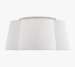 Ellen Linen Flush Mount (14&quot;)