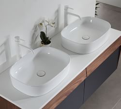 Roux 55&quot; Double Sink Floating Vanity