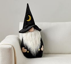 Velvet Wizard Shaped Pillow