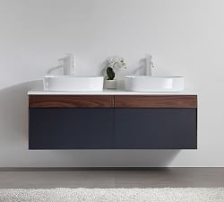 Roux 55&quot; Double Sink Floating Vanity