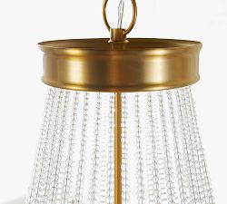 Claudia Crystal Beaded Chandelier (25&quot;-36&quot;)