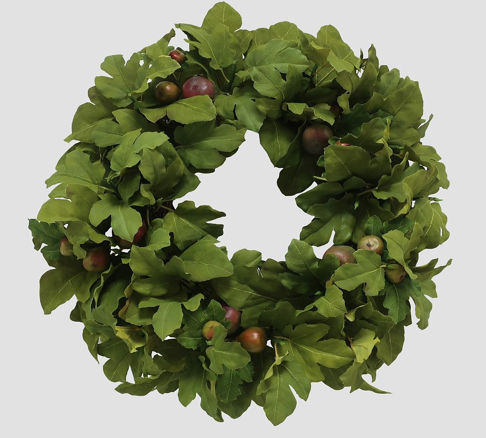 Handcrafted Faux Fig Wreath Pottery Barn