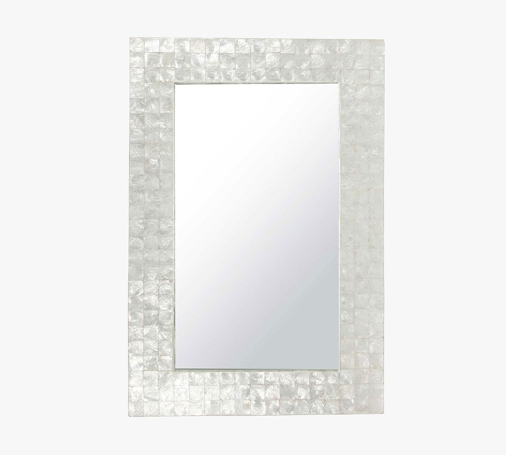 Bali Capiz Shell Mirror