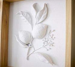 Lemon Branch Resin Shadow Box