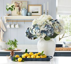 Faux Blue Hydrangea Bundle