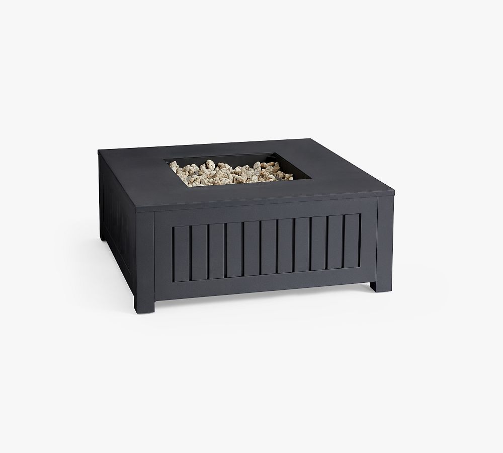 Indio Metal Square Fire Pit Table with Lid (36&quot;)