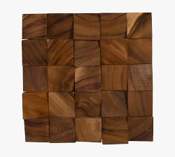 Block Wooden Handcrafted Wall Art