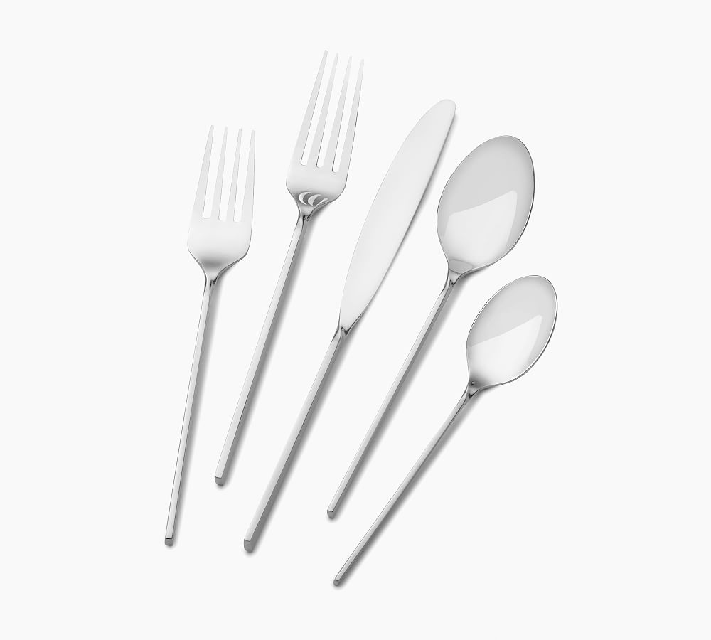 Twist Stainless Steel 20-Piece Flatware Set