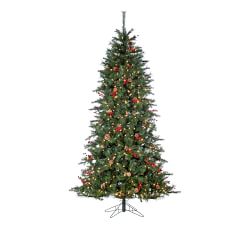 7.5ft Lit Ashland Pine Artificial Christmas Tree