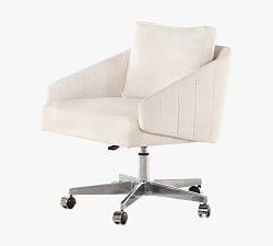 Elm Upholstered Swivel Desk Chair