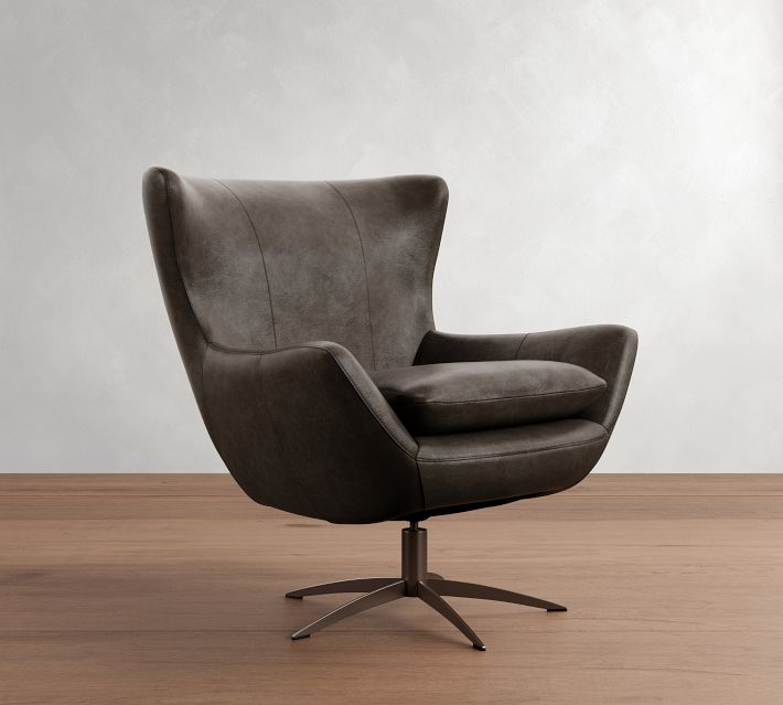 Petite leather chair sale