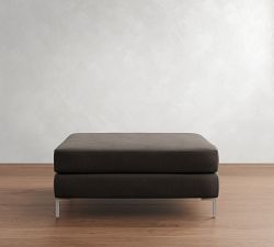 Jake Leather Sectional Ottoman